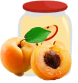 [COPOMMEABRICOT] Compote Biologique Sans Sucre Ajouté Pomme-Abricot|Bib 4kg