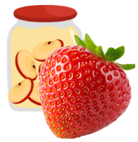 [COPOMMEFRAISE] Compote sans sucre ajouté Biologique Pomme-Fraise|Bib 4kg