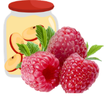 [COPOMMEFRAMBOISE] Compote sans sucre ajouté Biologique Pomme-Framboise|Bib 4kg